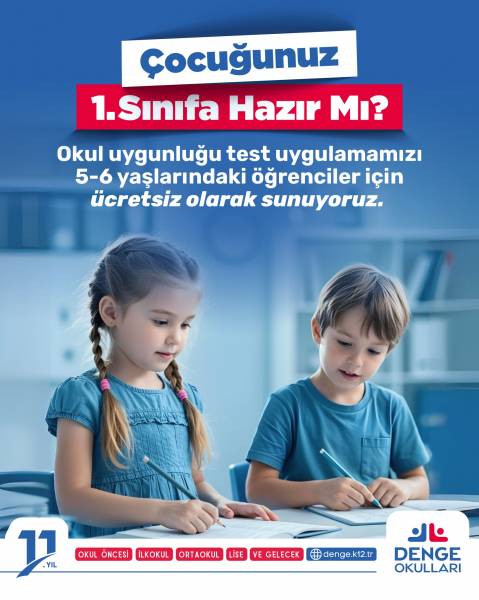 Çocuğunuz Okula Hazır mı? Şimdi Test Edin!