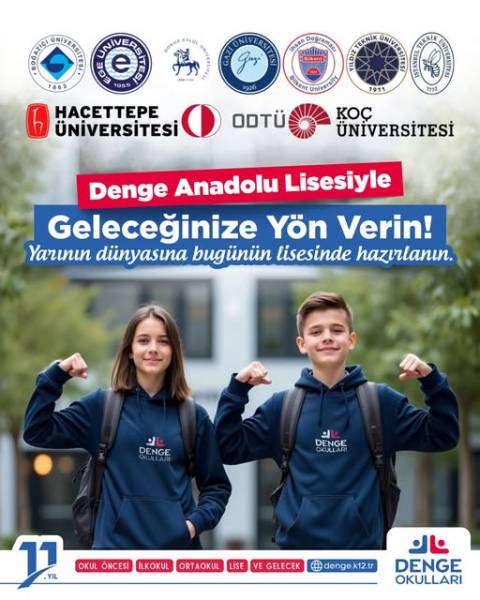 Denge Anadolu Lisesiyle Geleceğinizi Şekillendirin!