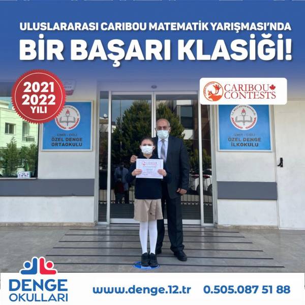 BİR BAŞARI KLASİĞİ; DENGE KOLEJİ! 2 SINAV, 2 DÜNYA BİRİNCİLİĞİ